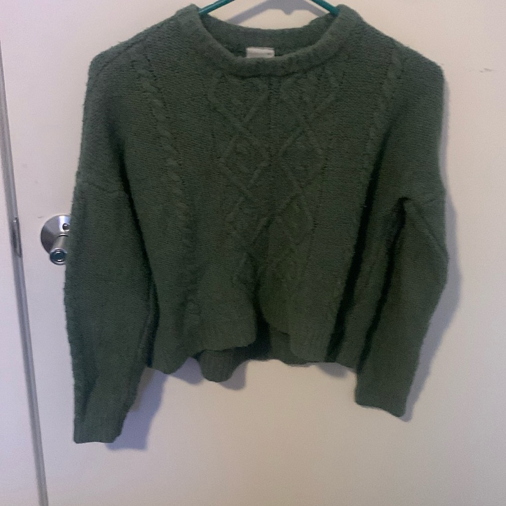 COPY - Abercrombie sweater knitted green 14-16
